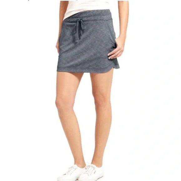 EUC Athleta Techie Terry Drawstring Skirt with Pockets Size L - Picture 1 of 4